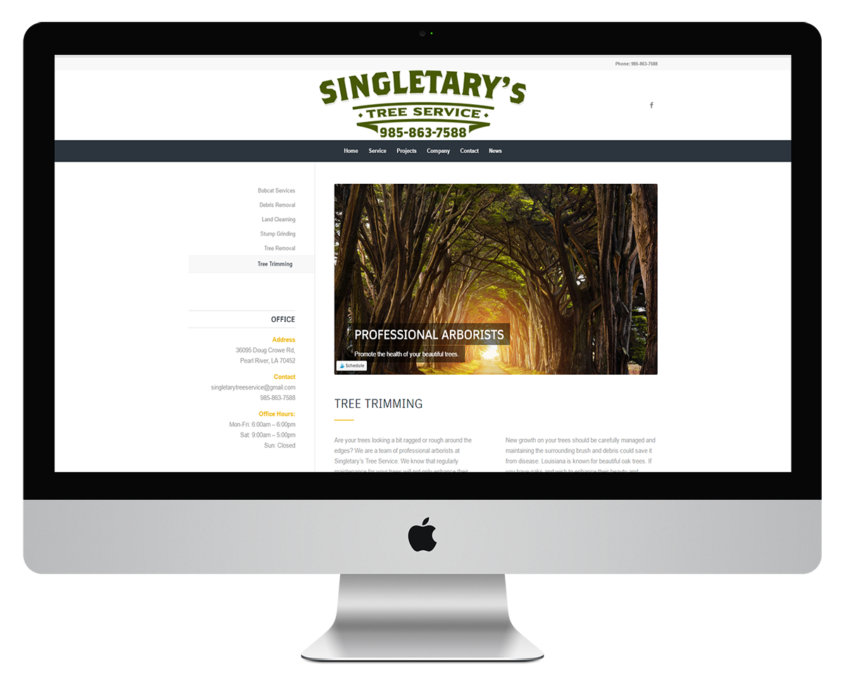 Tree Trimming Service Page Tree Trimming Service Page