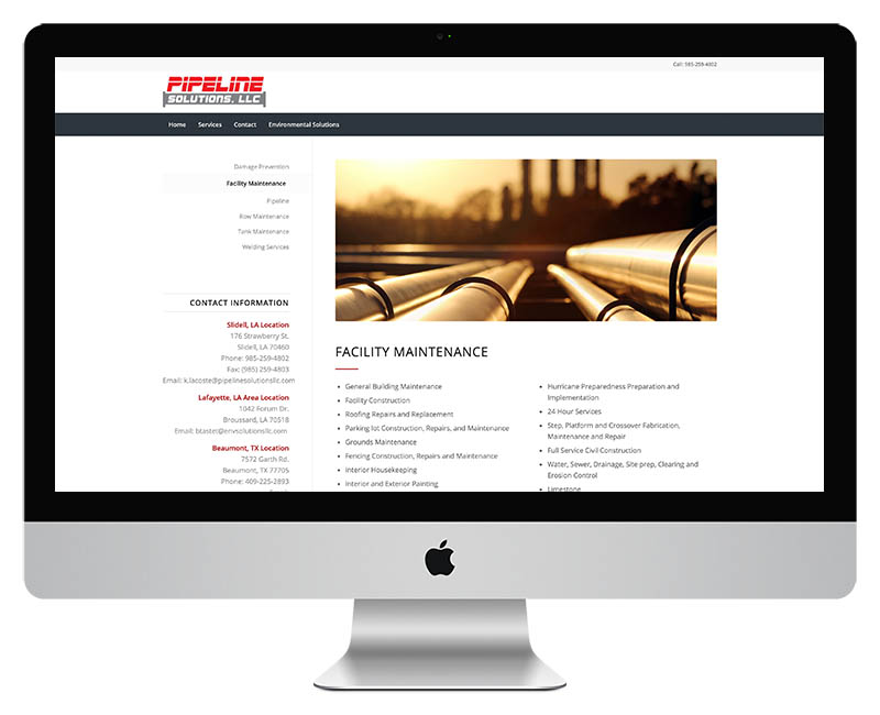 Pipeline Solutions Web Design 5