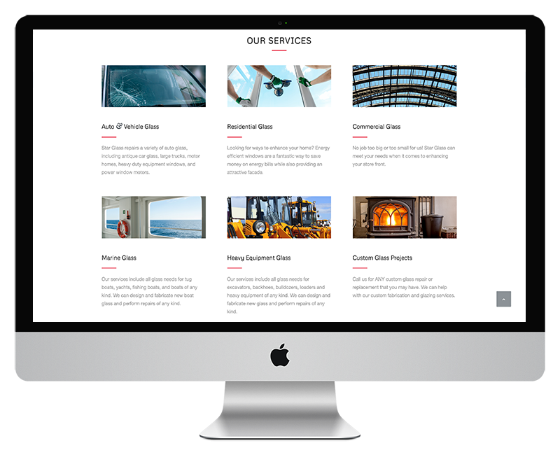 Starglass Home Page Services