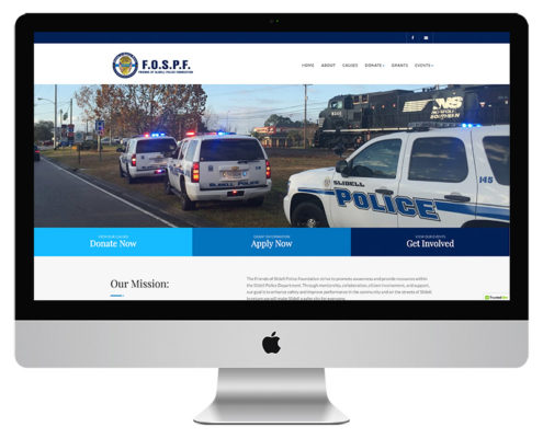 Friends of Slidell Police Foundation Web Design