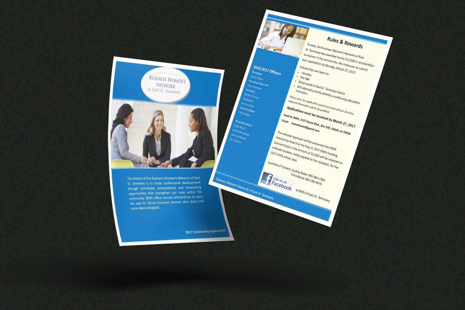 Flyer Design - Business Women's Network Scholarship