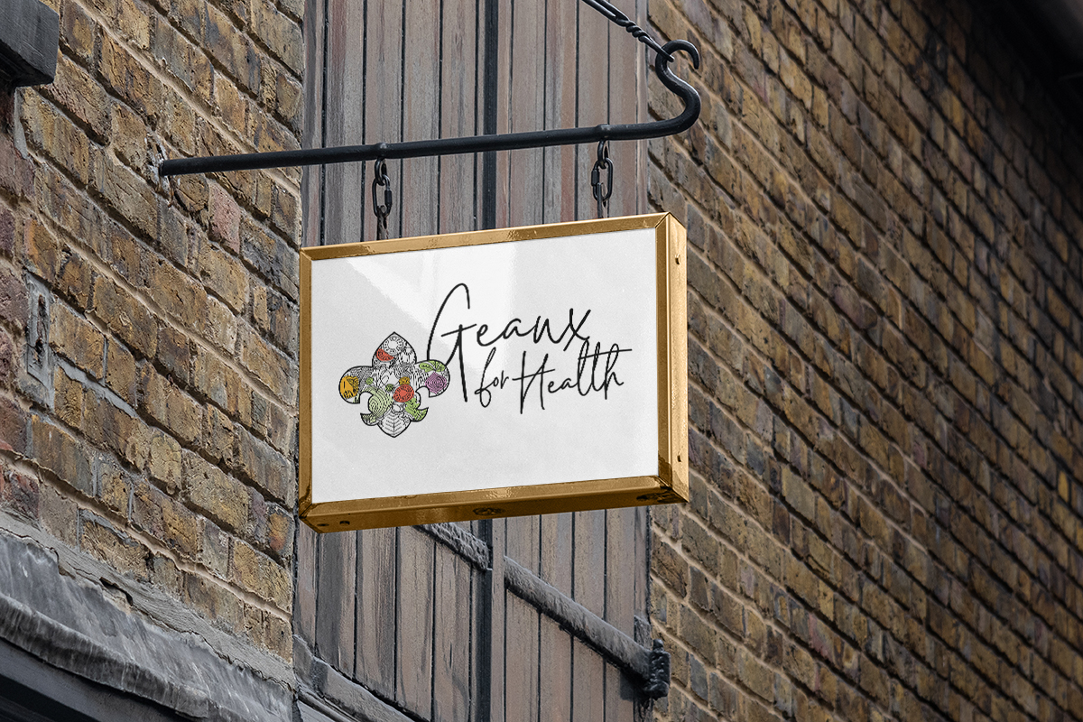 Geaux for Health Logo Design