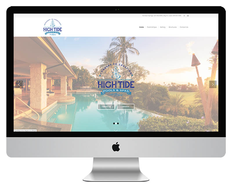 High Tide Pools and Supplies Web Design2