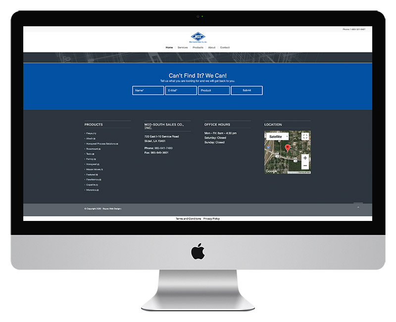 MidSouth Sales Web Design 5