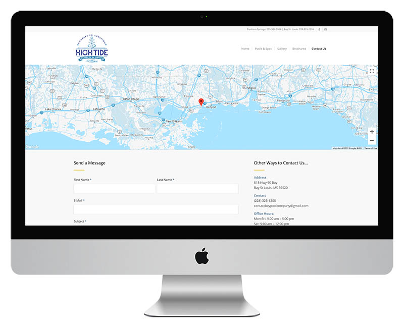 Web Design for Pool Supply Comapany14