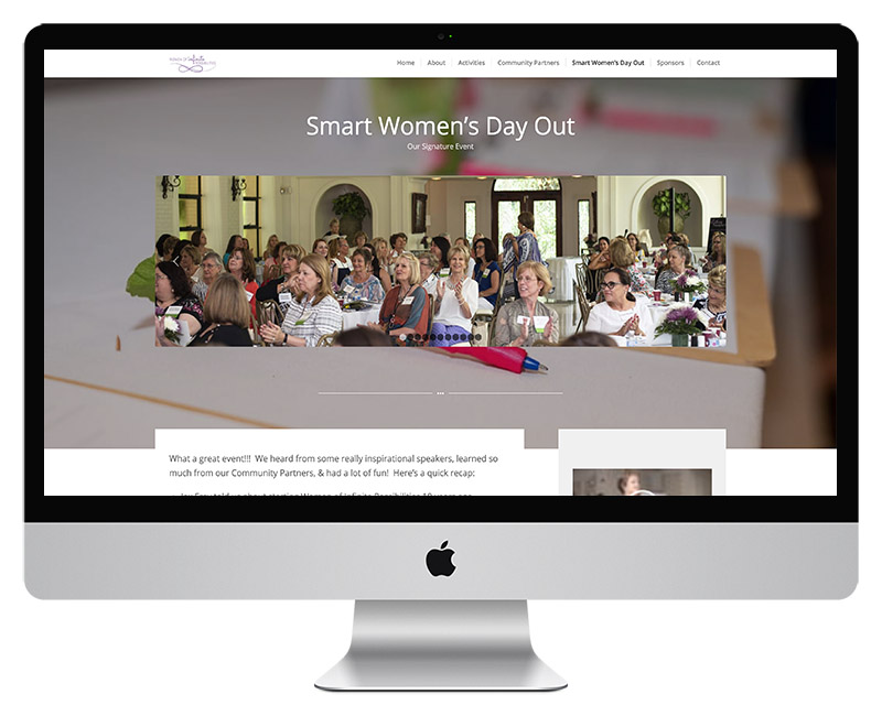 Women of Infinite Impossibilities Web Design 3