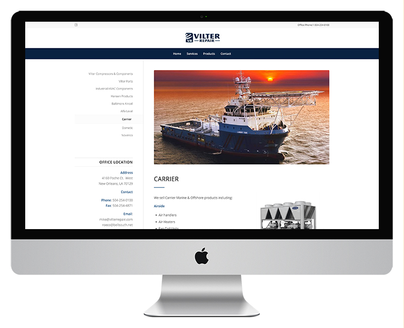 Carrier Page