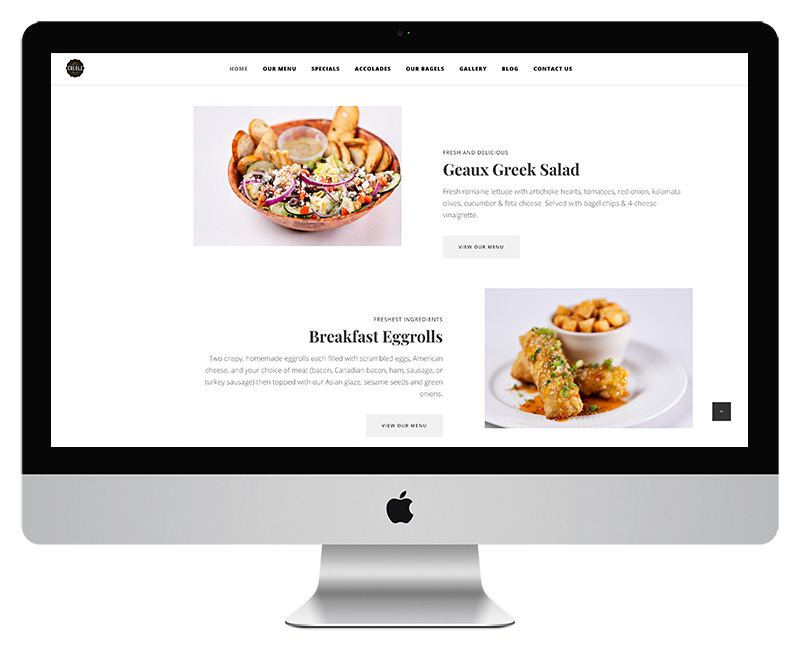 Creole Bagelry Home Page 3