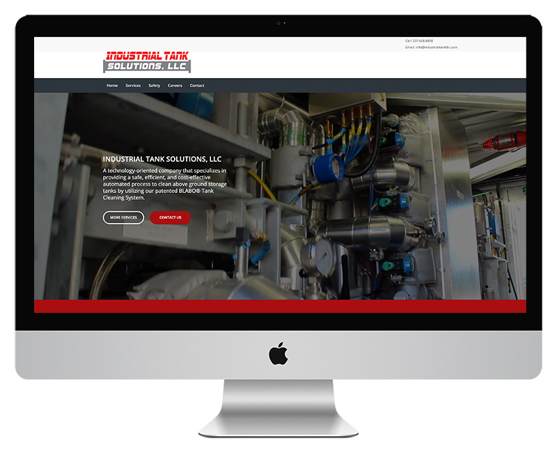Industrial Tank Solutions Website