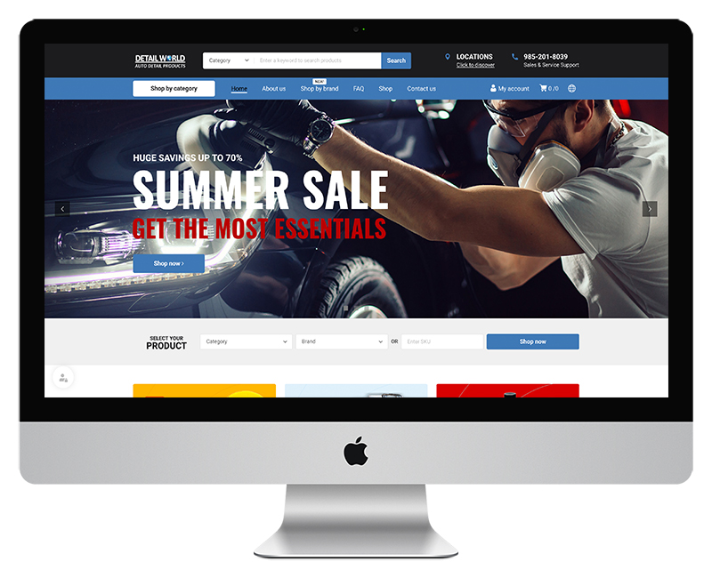 Detail Word eCommerce Web Design Detail Word eCommerce Web Design