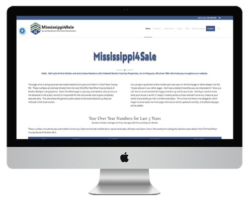 Web Design for Real Estate Statistics