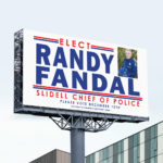 Billboard Design for Political Campaign