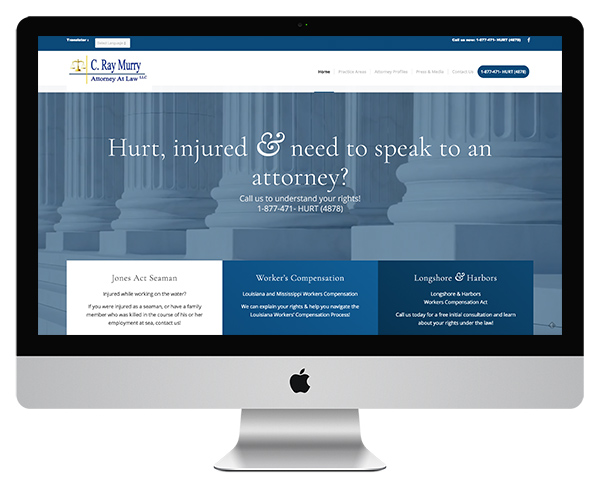 Murry Law Firm Web Design Law Firm Web Design