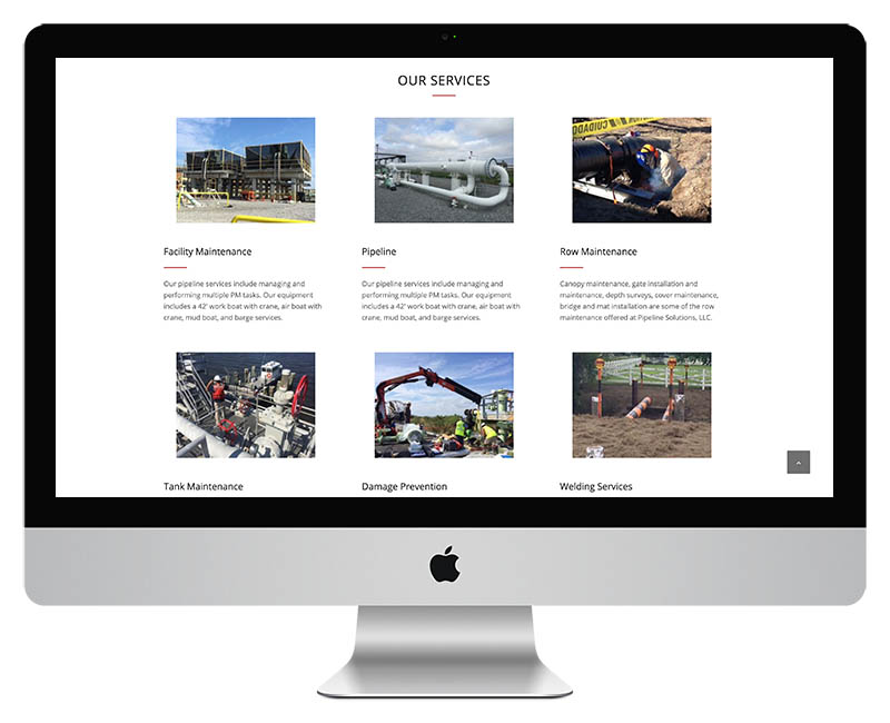 Pipeline Solutions Web Design 4