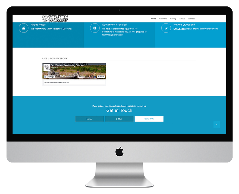 Charter Fishing Website