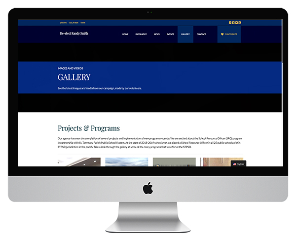 temporary gallery