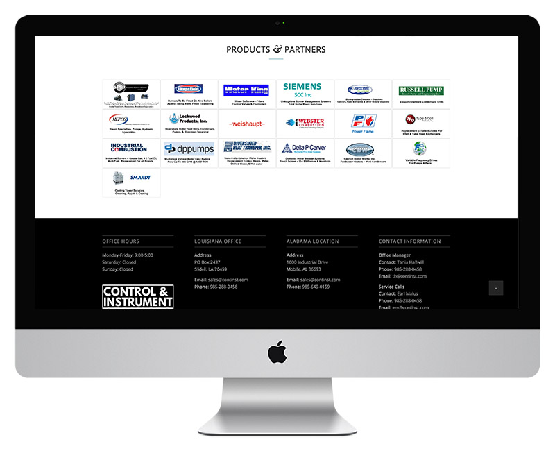 Control Instrument Services Web Design 9