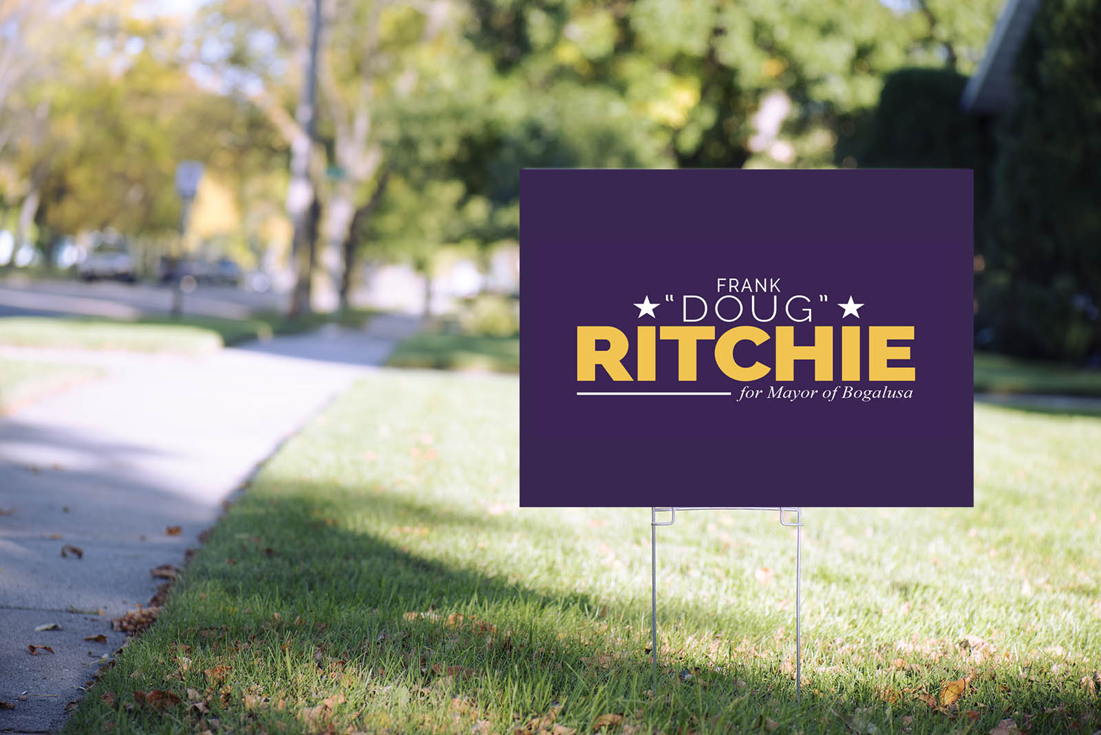 Doug Ritchie for Mayor Political Logo