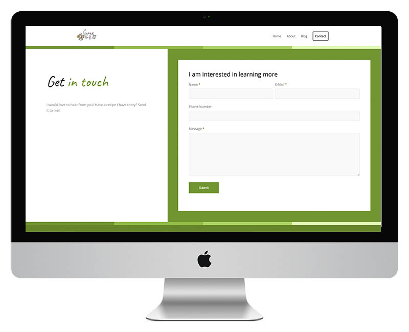 Health Coach Web Design