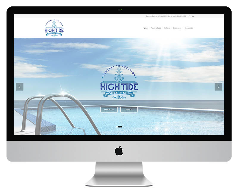 High Tide Pools and Supplies Web Design High Tide Pools and Supplies Web Design