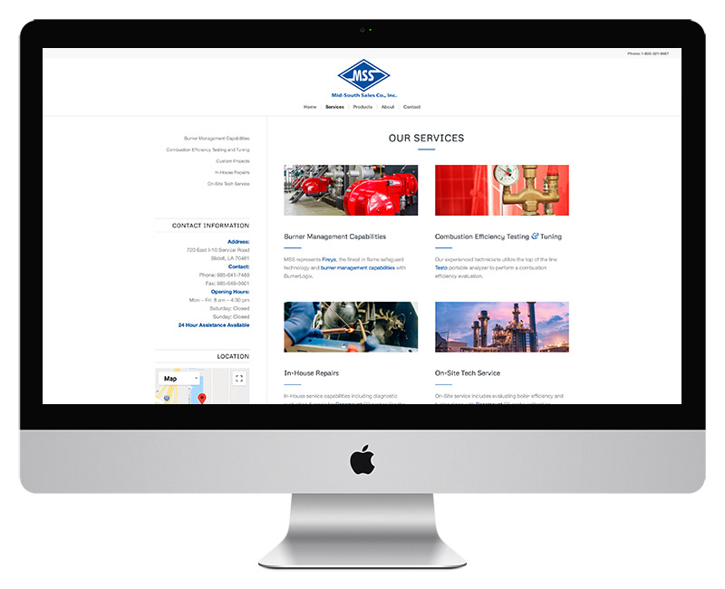 MidSouth Sales Web Design 6