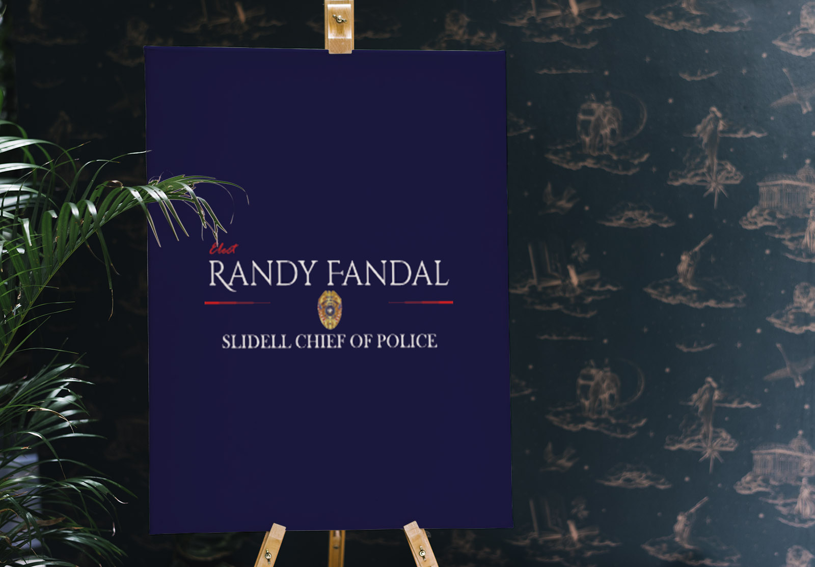 Logo Design - Randy Fandal for Slidell Chief of Police Campaign Logo Design - Randy Fandal for Slidell Chief of Police Campaign