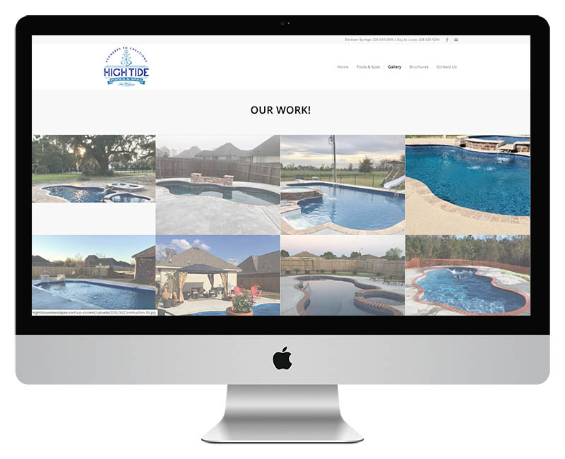 Web Design for Pool Supply Comapany11