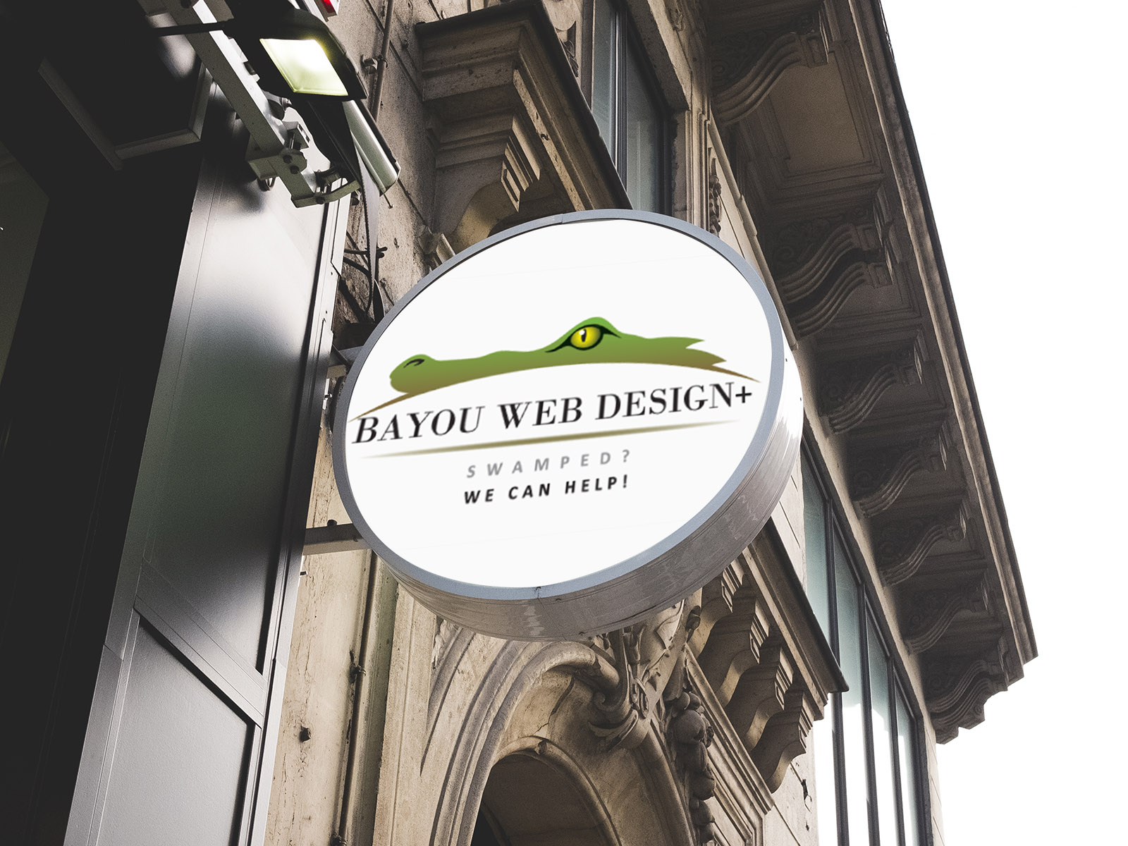 logo design Bayou Web Design+ logo design Bayou Web Design+