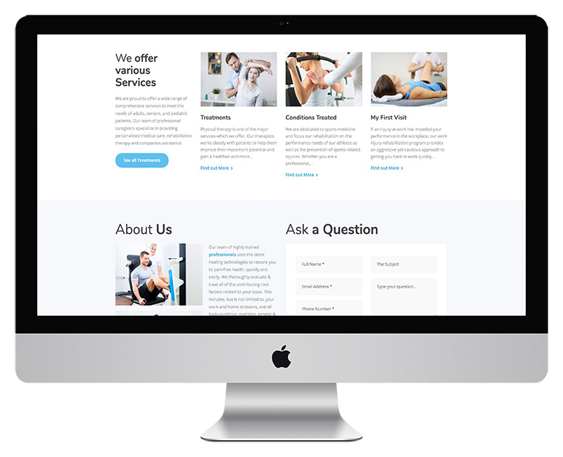 Physical Therapy Website Physical Therapy Website