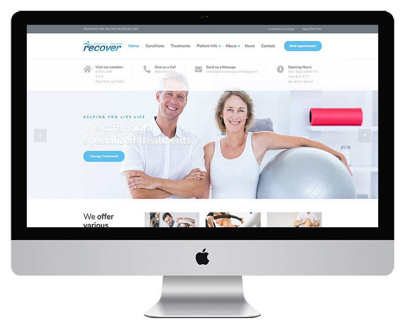 Physical Therapy Physical Therapy Clinic Website