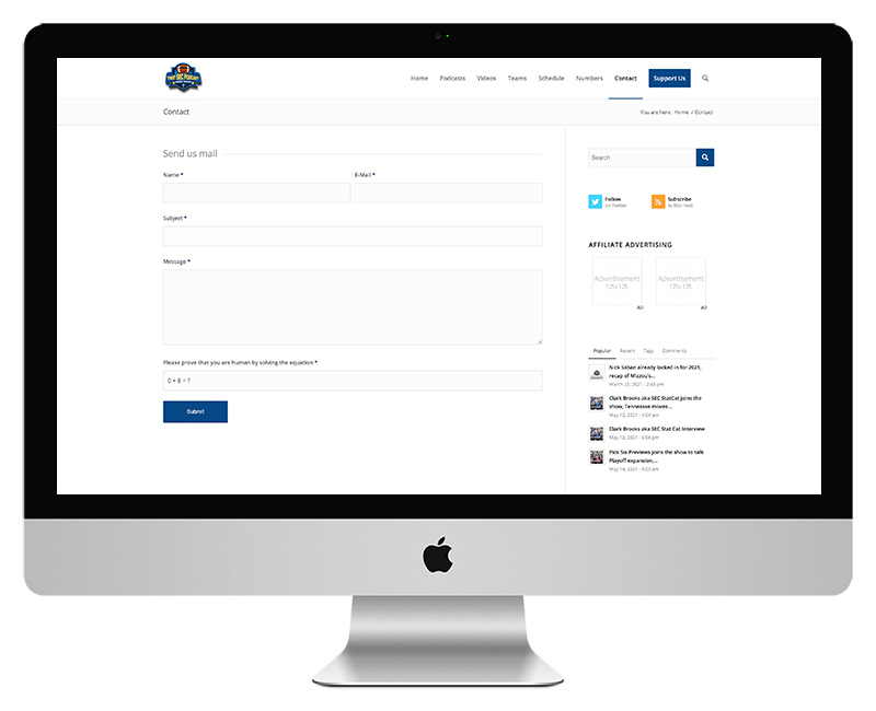 Contact Page