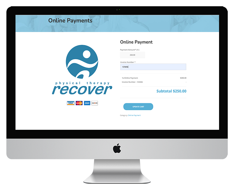Recover PT Online Payment Option Recover PT Online Payment Option