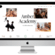 Amber Dance Academy Website Design 5 Amber Dance Academy Web Design - Home page 1