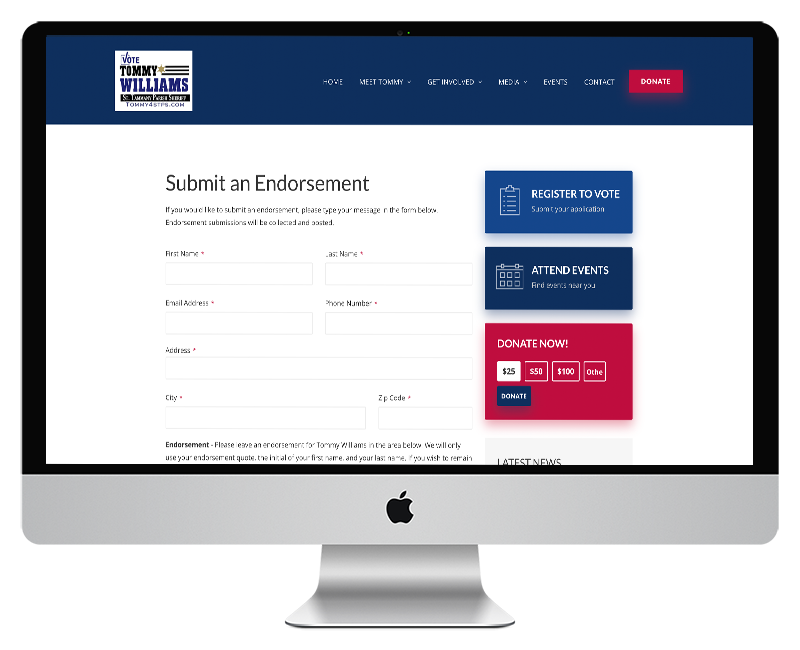 Submit an Endorsement Submit an Endorsement